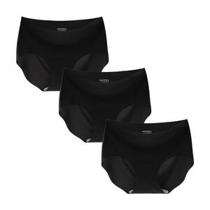 INNERSY Women's Seamless High Waisted Panties 3-Pack XS
